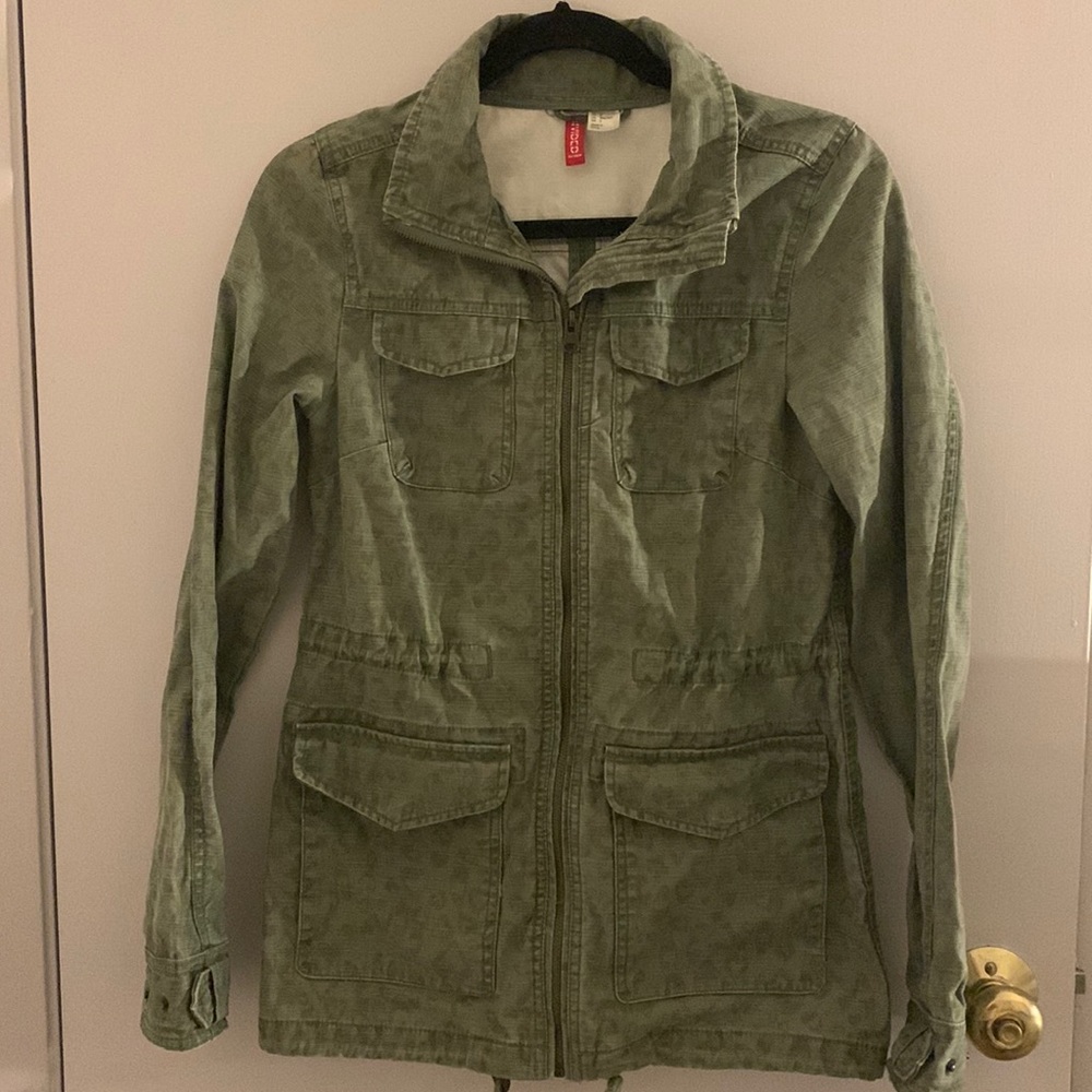 H& M Divided Cargo Jacket Animal print, distressed look